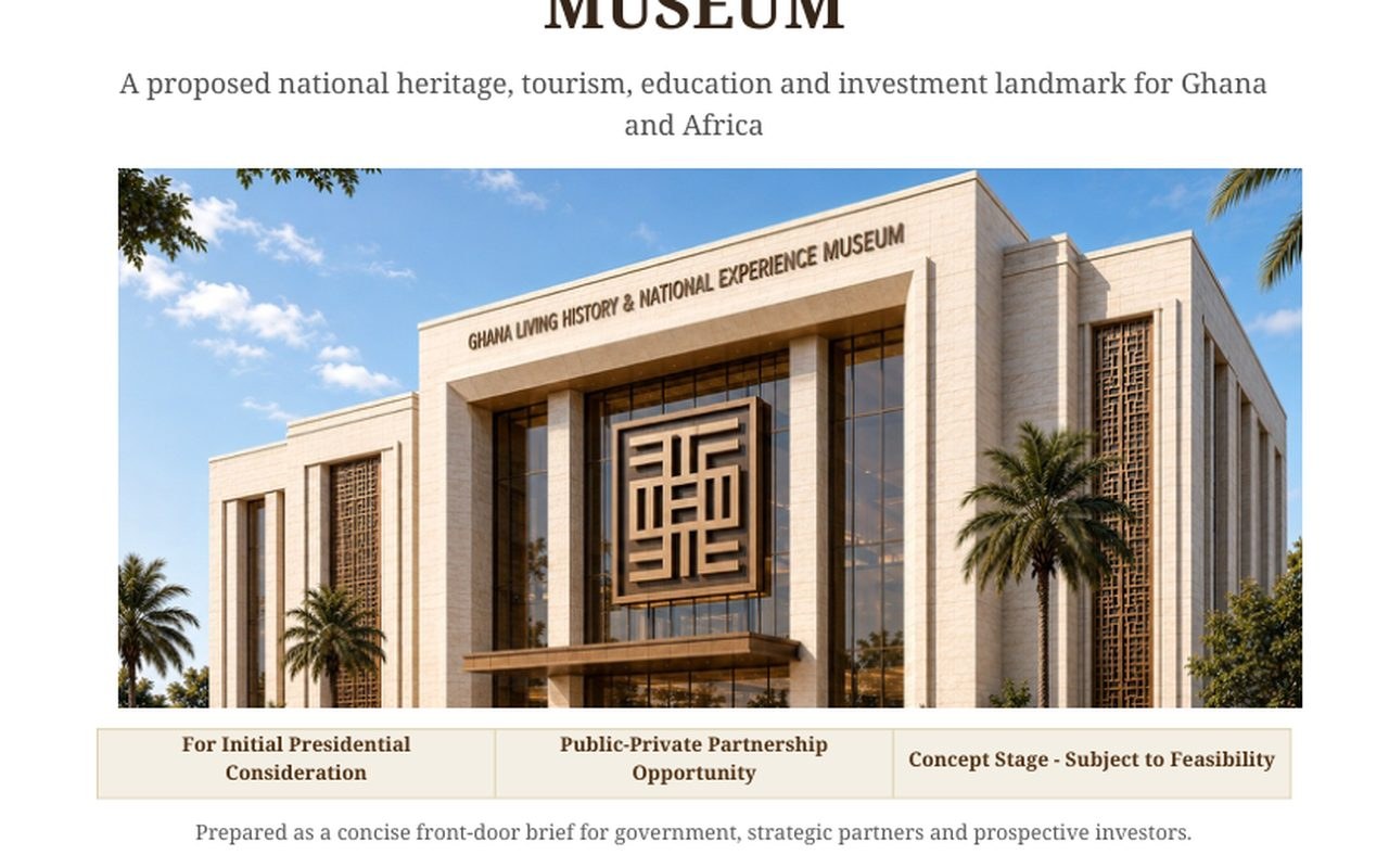 Ghana Living History and National Experience Museum proposal cover
